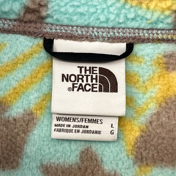 The North Face Printed Cragmont ¼ Snap Fleece Pullover (Wasabi Camo) - Picture 10 of 16